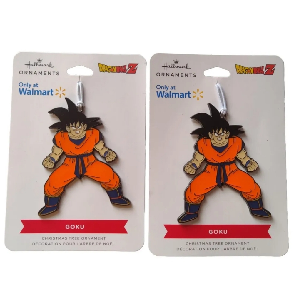 Hallmark Keepsake 2023 Dragonball Z: GOKU Christmas Tree Ornament LOT OF 2